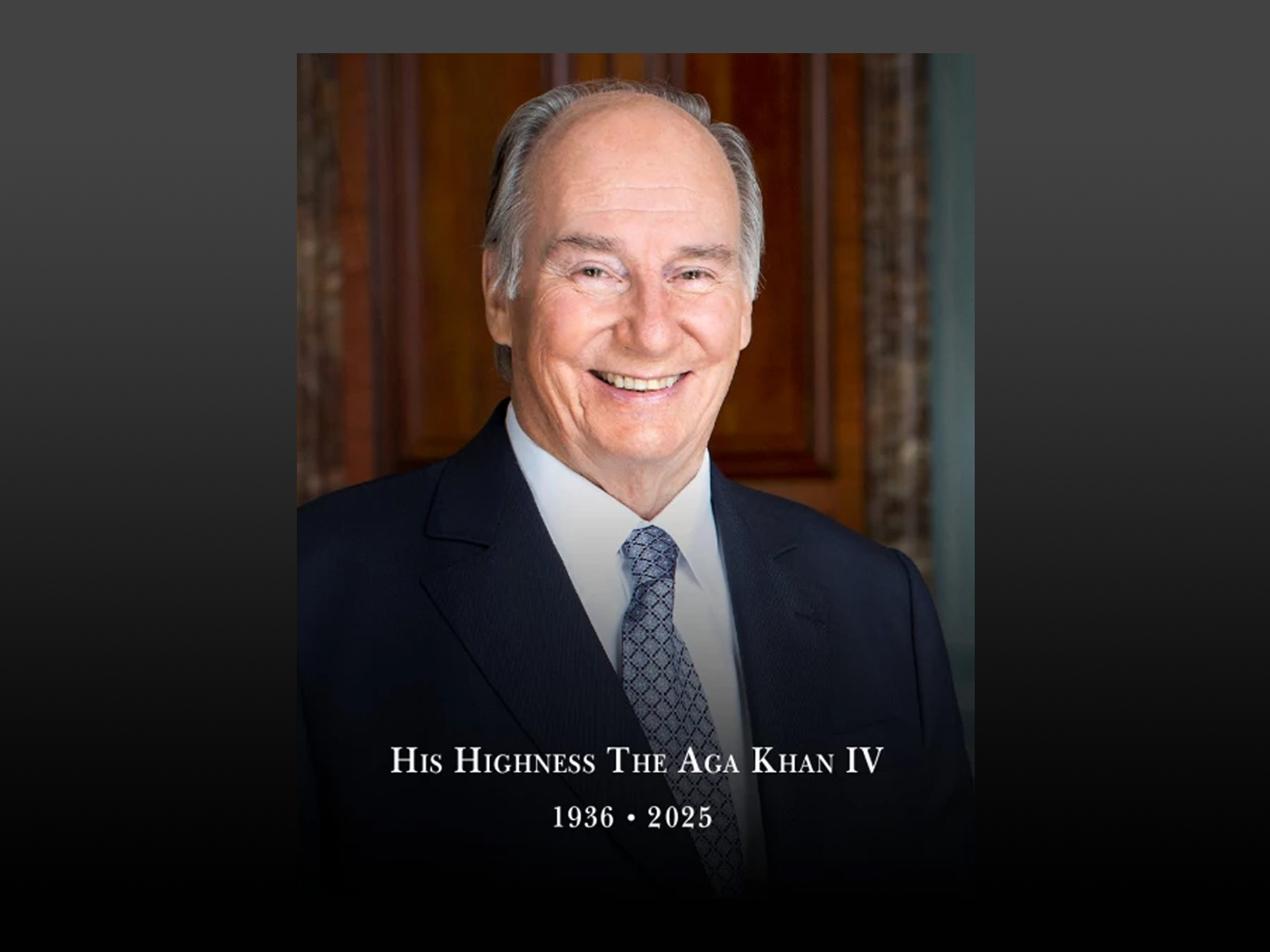 Late Aga Khan